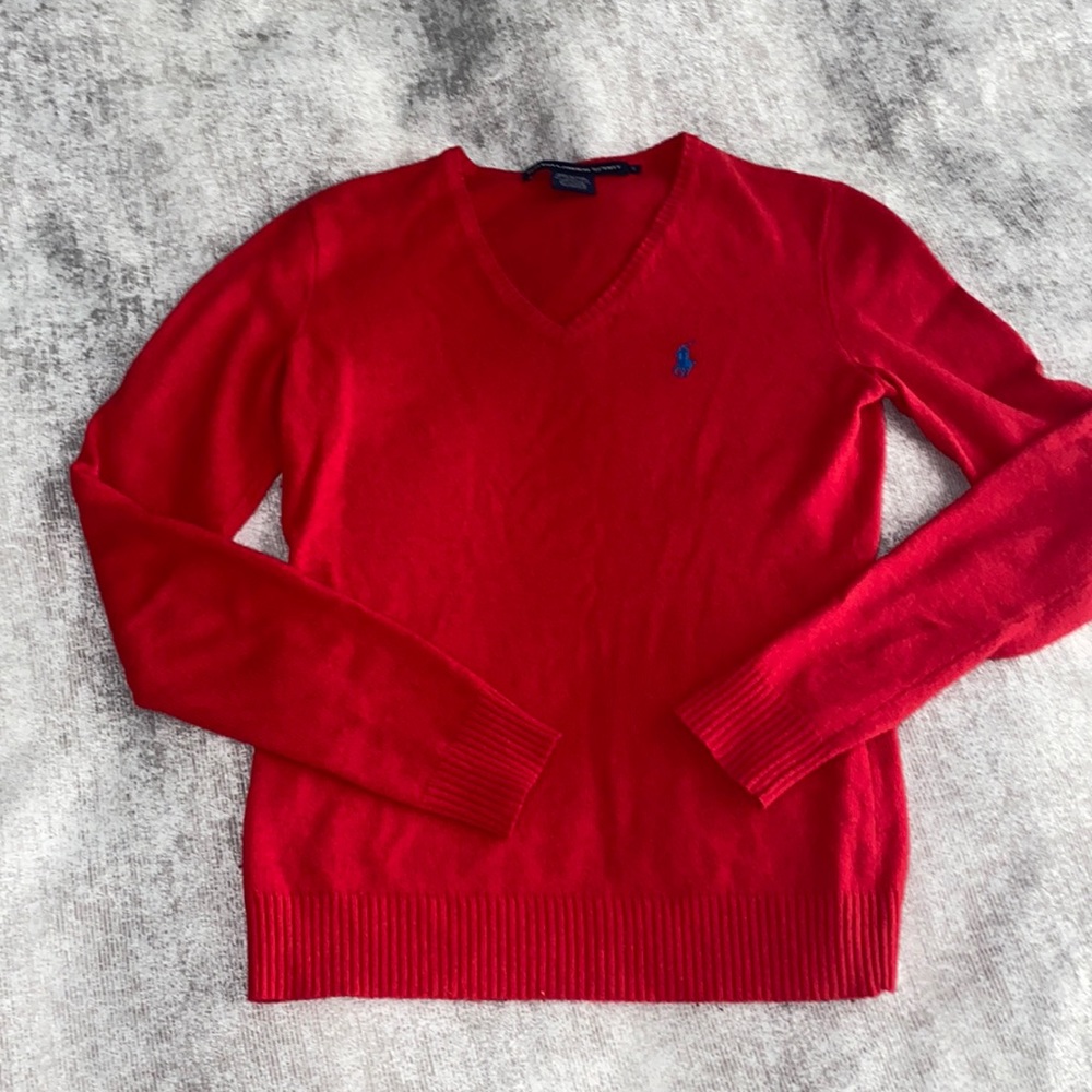 Ralph Lauren Sport Red Sweater